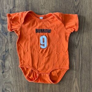 Joe Burrow Cincinnati Bengals baby / toddler bodysuit, size 24 month